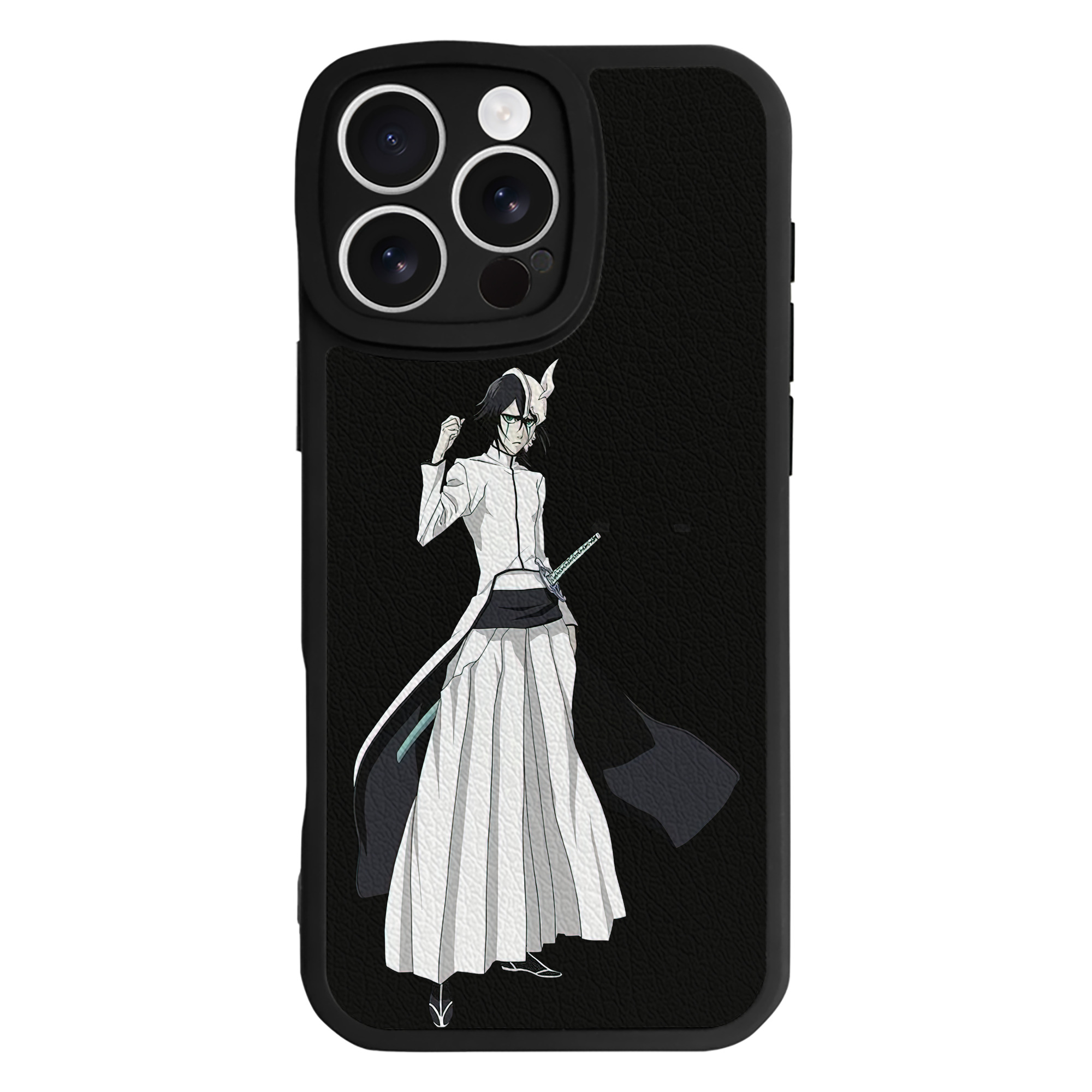 （画像用） ブリーチ ウルキオラ·シファー BLEACH Ulquiorra cifer 【iPhone 16シリーズ対応】シリコンスマホケース（レザー調） 材質：シリコン